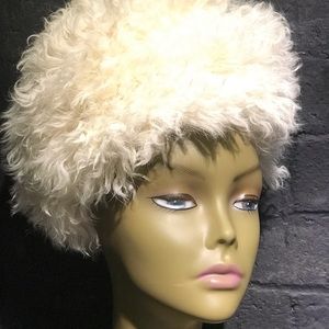 Rare vintage LambSkin Sherpa Hat